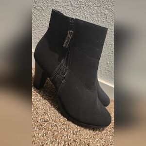 London Fog Black Ankle Booties